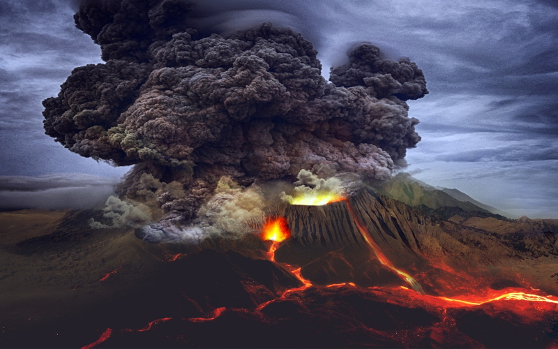 Что произойдет, если все вулканы на Земле извергнутся сразу?