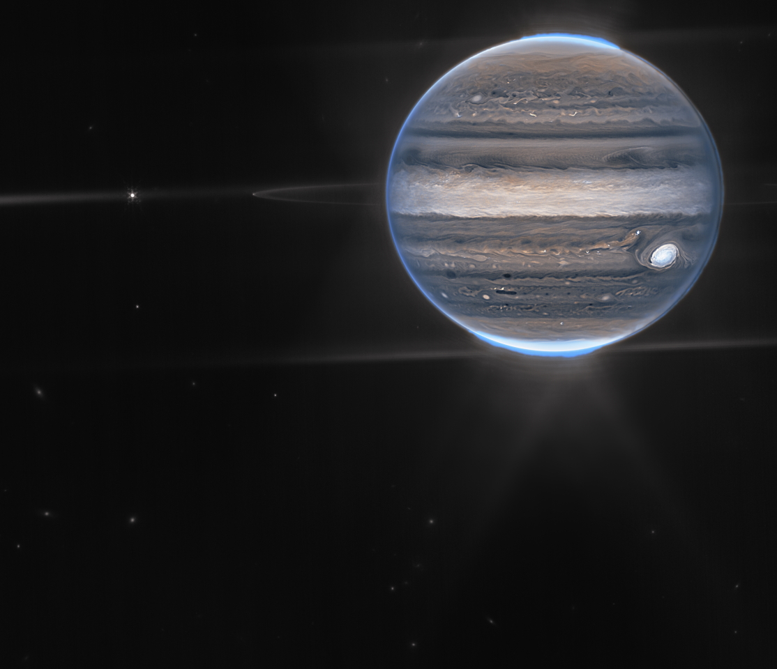 Мечтательный взгляд Джеймса Уэбба на Юпитер раскрывает «замечательную» новую деталь.