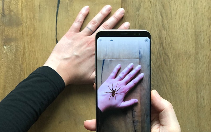 Используя принципы экспозиционной терапии, приложение позволяет пользователям сталкиваться с виртуальными пауками, чтобы помочь преодолеть страхи.