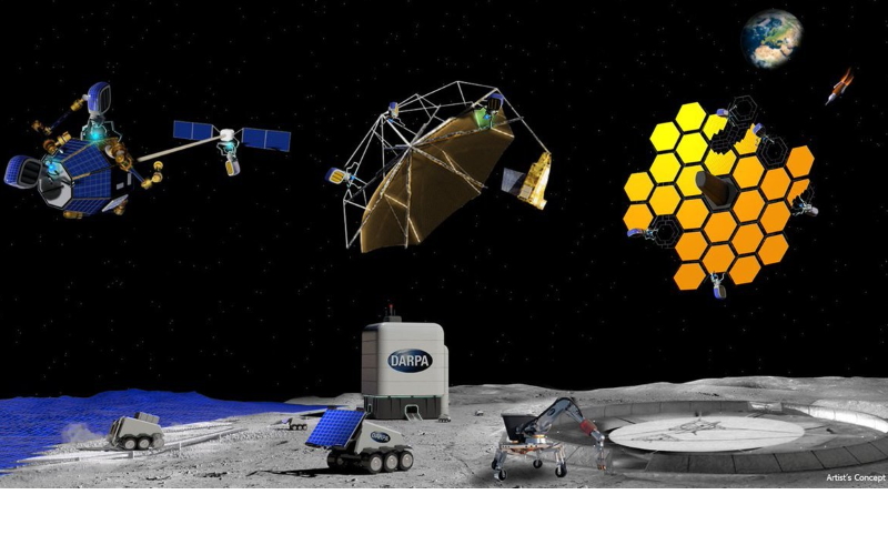 DARPA ищет предложения для изготовления больших конструкций в космосе.