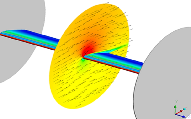 Численное моделирование нестационарного обтекания подвижного отсека крыла в аэродинамической трубе ЦАГИ.