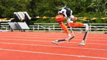 Двуногий дроид Кэсси установил мировой рекорд Гиннеса в роботизированном спринте на 100 метров.
